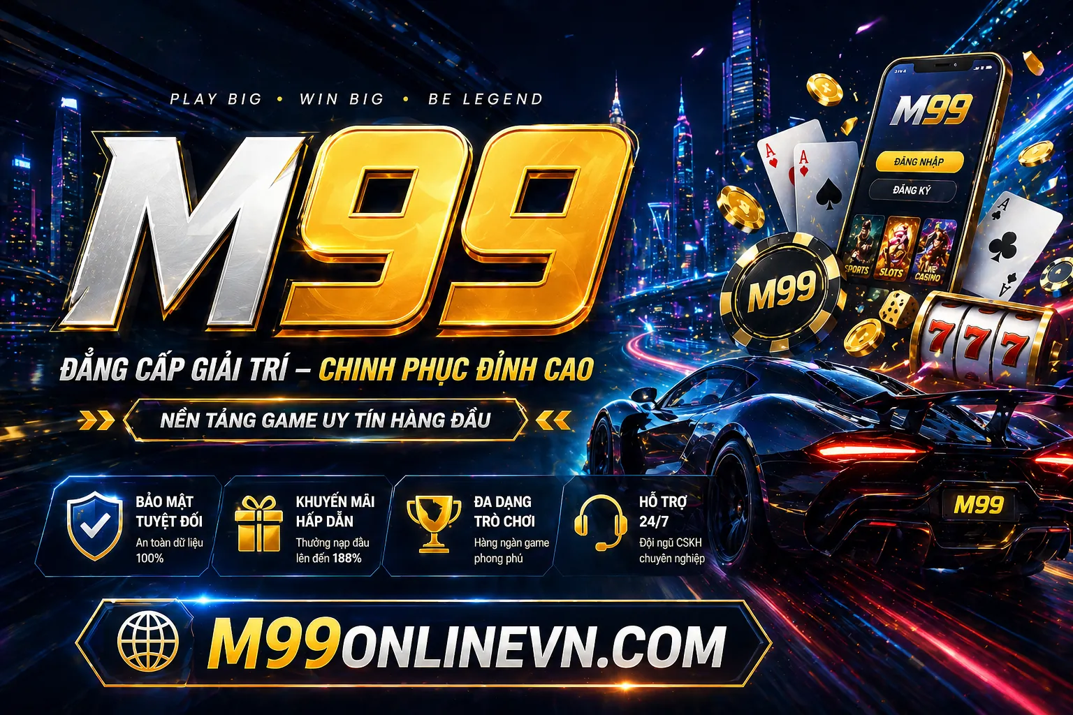 Hình ảnh nền ranvip web với các biểu tượng trò chơi